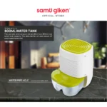 Samu Giken Penyahlembap Rumah | Household Dehumidifier Reduce Excess Moisture With Water Tank & Msia Plug (800ml) - Image 8