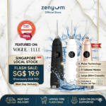 Zenyum Water Flosser Pro (White/Black/Pink) - Rechargeable, Dental Care, Water Resistant