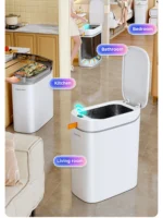 Joybos smart trash can N30 sensor switch rechargeable automatic packaging Automatic bagging office home kitchen bathroom living room - Image 7