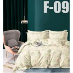 Silky-Smooth Fitted Bedsheet Set with Pillow & Bolster Case Included 4 Soft Breathable Material 360 Rubber Band Design for Comfortable Sleep - Image 5