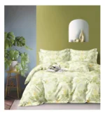 Silky-Smooth Fitted Bedsheet Set with Pillow & Bolster Case Included 4 Soft Breathable Material 360 Rubber Band Design for Comfortable Sleep - Image 8