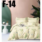 Silky-Smooth Fitted Bedsheet Set with Pillow & Bolster Case Included 4 Soft Breathable Material 360 Rubber Band Design for Comfortable Sleep - Image 3