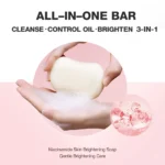 SKINEVER | Niacinamide Skin Brightening Soap 80G | Cleansing | Brightening | Soothing | Even Skin Tone | Fade Dark Spots - Image 5