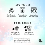 Kapsa Laundry Pods - 30 Capsules | 10-in-1 Detergent Fragrance Softener | 10X Cleaning Power | Stain & Odour Removal | Low Suds For Sensitive Skin | Top Load & Front Load Washer | Eco-Friendly - Image 8