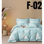 Silky-Smooth Fitted Bedsheet Set with Pillow & Bolster Case Included 4 Soft Breathable Material 360 Rubber Band Design for Comfortable Sleep - Image 9