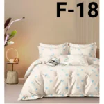 Silky-Smooth Fitted Bedsheet Set with Pillow & Bolster Case Included 4 Soft Breathable Material 360 Rubber Band Design for Comfortable Sleep - Image 12