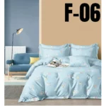 Silky-Smooth Fitted Bedsheet Set with Pillow & Bolster Case Included 4 Soft Breathable Material 360 Rubber Band Design for Comfortable Sleep - Image 10