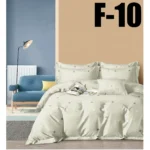 Silky-Smooth Fitted Bedsheet Set with Pillow & Bolster Case Included 4 Soft Breathable Material 360 Rubber Band Design for Comfortable Sleep - Image 20