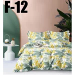 Silky-Smooth Fitted Bedsheet Set with Pillow & Bolster Case Included 4 Soft Breathable Material 360 Rubber Band Design for Comfortable Sleep - Image 19